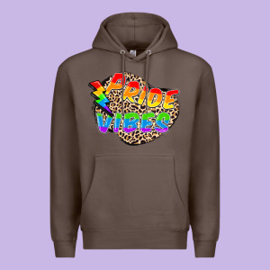 Pride Vibes Premium Hoodie Designed By Fadigitalartstudio