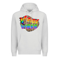 Dove Grey pride vibes Premium Hoodie - FaDigitalArtStudio
