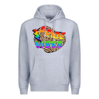 Heather Grey pride vibes Premium Hoodie - FaDigitalArtStudio