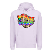 Lilac pride vibes Premium Hoodie - FaDigitalArtStudio