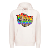 Pale Pink pride vibes Premium Hoodie - FaDigitalArtStudio