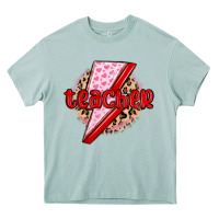 Arona teacher lightning bolt valentines day Heavy Core Tee - MaliasSmallBusiness