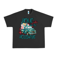 Pigment Black Christmas Home For The Holidays Urban Heavy Tee - Bettercallsaul