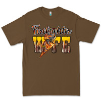 Cacao firefighter wife lightning bolt Premium Tee - NancyCooperArtShop