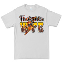 Dove Grey firefighter wife lightning bolt Premium Tee - NancyCooperArtShop