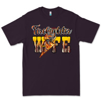 Plum firefighter wife lightning bolt Premium Tee - NancyCooperArtShop