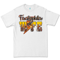 White firefighter wife lightning bolt Premium Tee - NancyCooperArtShop