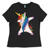 Dabbing Unicorn Ladies Tee | Teevron