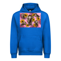 Cobalt Baby elephant sunflowers kid's bottle Urban Hoodie - Artiststas