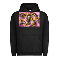Pigment Black Baby elephant sunflowers kid's bottle Urban Hoodie - Artiststas