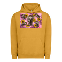 Pigment Peanut Butter Baby elephant sunflowers kid's bottle Urban Hoodie - Artiststas