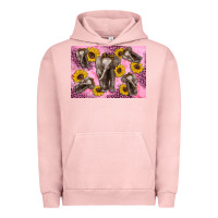 Pigment Salmon Baby elephant sunflowers kid's bottle Urban Hoodie - Artiststas