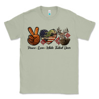Matcha Peace Love White Tailed Deer Classic Tee - LillyAllenDesigns