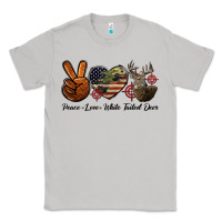 Moon Dust Peace Love White Tailed Deer Classic Tee - LillyAllenDesigns