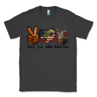 Smoke Peace Love White Tailed Deer Classic Tee - LillyAllenDesigns