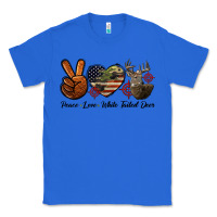 True Royal Peace Love White Tailed Deer Classic Tee - LillyAllenDesigns