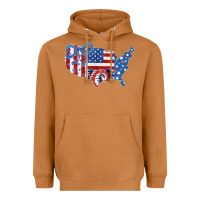 Meerkat America map Heavyweight Hoodie - CowhideDigitalArt