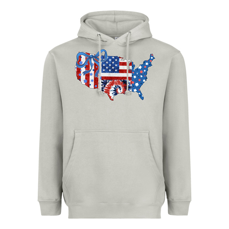 America Map Heavyweight Hoodie by CowhideDigitalArt | Teevron