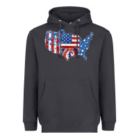 Smoke America map Heavyweight Hoodie - CowhideDigitalArt
