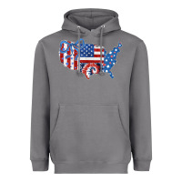 Storm America map Heavyweight Hoodie - CowhideDigitalArt