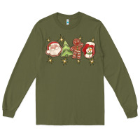 Army Green Christmas gingerbread cookies Long Sleeve Tee - texasbilliewilder