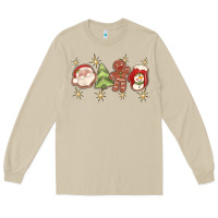 Mushroom Christmas gingerbread cookies Long Sleeve Tee - texasbilliewilder