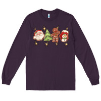 Plum Christmas gingerbread cookies Long Sleeve Tee - texasbilliewilder