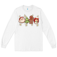 White Christmas gingerbread cookies Long Sleeve Tee - texasbilliewilder