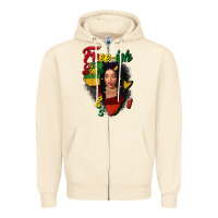 Free-ish Since 1865 Black Woman Zipper Hoodie | Teevron