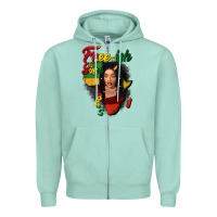 Seafoam Free-ish since 1865 black woman Zipper Hoodie - FaDigitalArtStudio