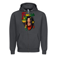 Smoke Free-ish since 1865 black woman Zipper Hoodie - FaDigitalArtStudio
