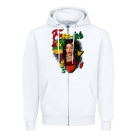 White Free-ish since 1865 black woman Zipper Hoodie - FaDigitalArtStudio