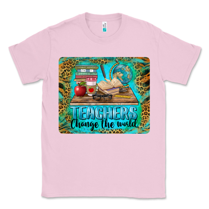 Teachers Change The World Mousepad Classic Tee by BarkalooDesign | Teevron