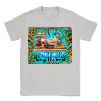 Moon Dust teachers change the world mousepad Classic Tee - BarkalooDesign