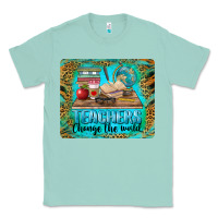 Seafoam teachers change the world mousepad Classic Tee - BarkalooDesign
