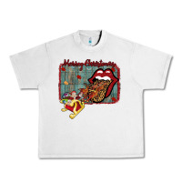Lunar Rock Merry Christmas Lips Santa Urban Heavy Tee - Bettercallsaul