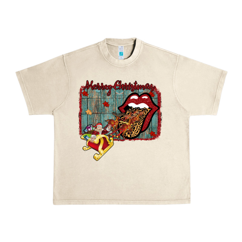Merry Christmas Lips Santa Urban Heavy Tee by Bettercallsaul | Teevron