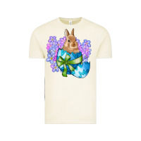 Vintage Arctic easter bunny egg flowers Vintage Tee - RanaPortraitStore