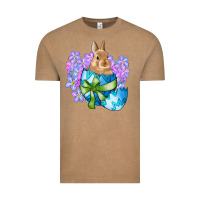 Vintage Coffee easter bunny egg flowers Vintage Tee - RanaPortraitStore
