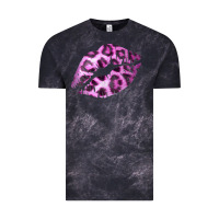 Cloud Black Pink Leopard Lips Vintage Tee - Bettercallsaul