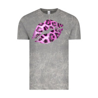 Cloud Rock Pink Leopard Lips Vintage Tee - Bettercallsaul