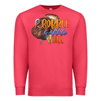 Cardinal Fall Gobble Gobble Y'all Premium Sweatshirt - LillyAllenDesigns