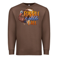 Chestnut Fall Gobble Gobble Y'all Premium Sweatshirt - LillyAllenDesigns