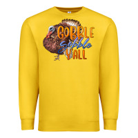 Lemon Fall Gobble Gobble Y'all Premium Sweatshirt - LillyAllenDesigns
