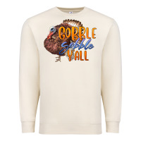 Sandshell Fall Gobble Gobble Y'all Premium Sweatshirt - LillyAllenDesigns