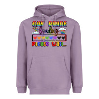 Lavender gay pride loading please wait Heavyweight Hoodie - LillyAllenDesigns