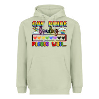 Matcha gay pride loading please wait Heavyweight Hoodie - LillyAllenDesigns