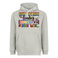 Moon Dust gay pride loading please wait Heavyweight Hoodie - LillyAllenDesigns