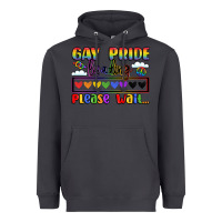 Smoke gay pride loading please wait Heavyweight Hoodie - LillyAllenDesigns