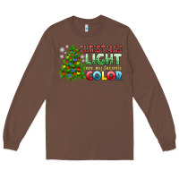 Chestnut Christmas light are my favorite color Long Sleeve Tee - NancyCooperArtShop